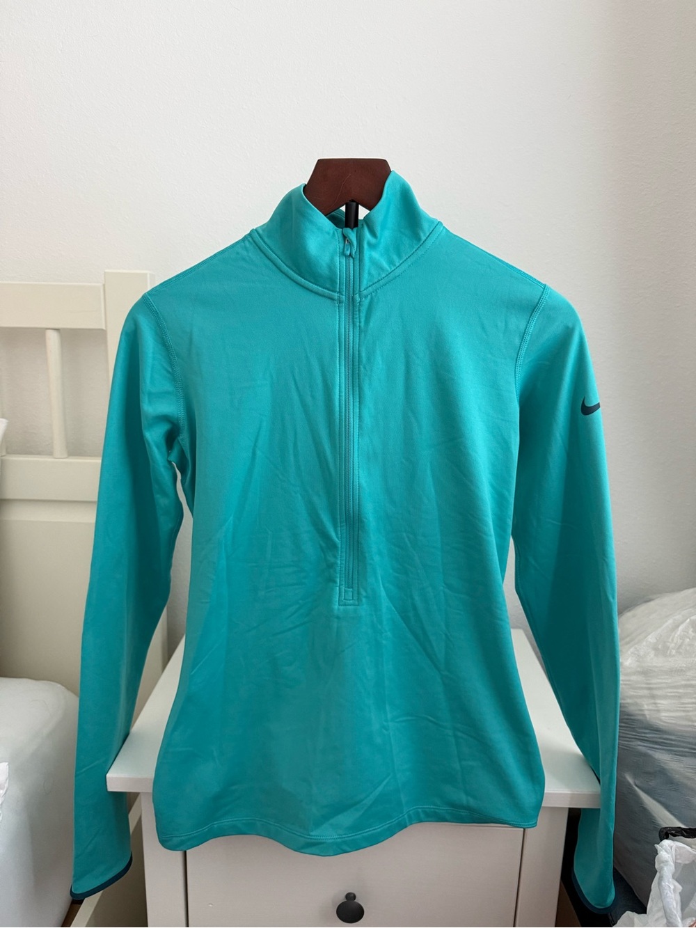 Nike Pro Dri-Fit Teal Half-Zip Performance Pullover